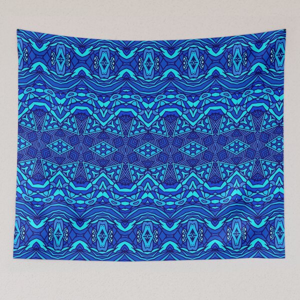 Item preview, Blue pattern designed and sold by UZRWRLD .