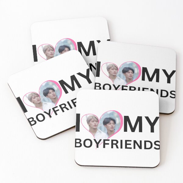 Item preview, I love My Boyfriends Woosan Ateez Funny Kpop Meme designed and sold by StarBunnyDesign.
