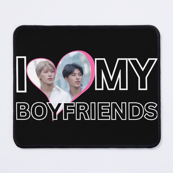 Item preview, I love My Boyfriends Woosan Ateez Funny Kpop Meme designed and sold by StarBunnyDesign.