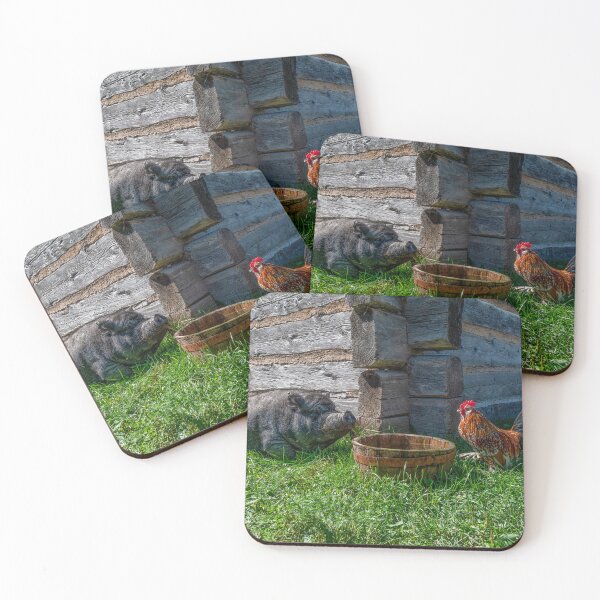 Item preview, Pig and Chicken Eat Lunch Together designed and sold by jrtwynam.