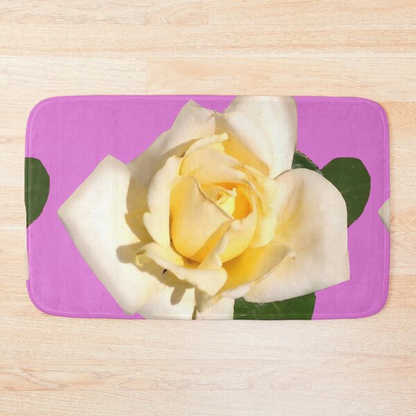 Item preview, Macro White Tea Rose Photography Pink Background / Large White Rose Photography designed and sold by Victoria Rose.