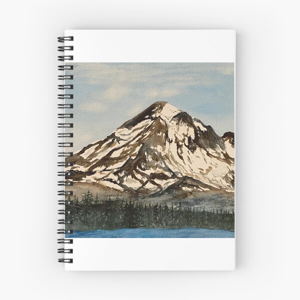 Item preview, Mount Hood With Blue Sky designed and sold by Lisa Neuman Watercolors.