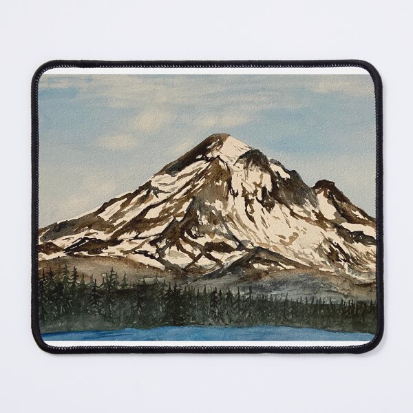 Item preview, Mount Hood With Blue Sky designed and sold by Lisa Neuman Watercolors.