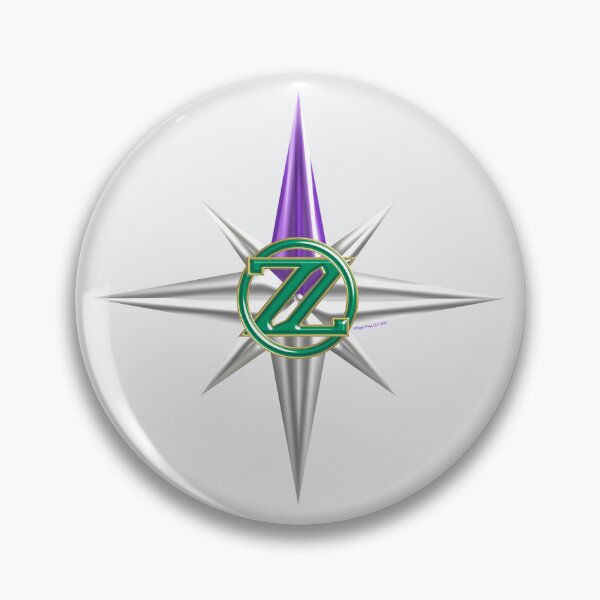 Item preview, Violet North Compass Rose by Kevenn T. Smith designed and sold by KevennTSmith.