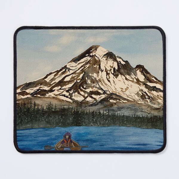 Item preview, Mount Hood at Lost Lake designed and sold by Lisa Neuman Watercolors.