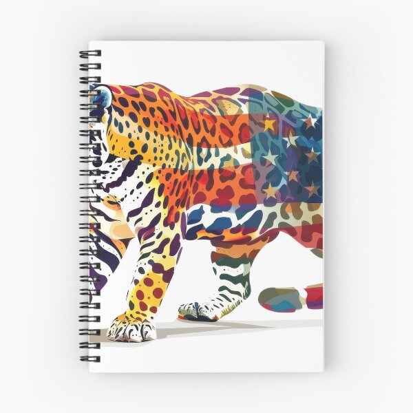 Item preview, Leopard with American Flag Pattern designed and sold by kitidach-create.
