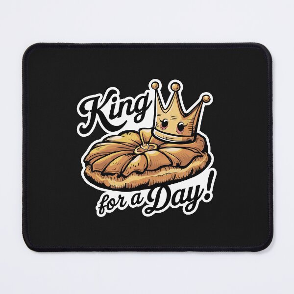 Item preview, ''King for a Day'' fête des Rois Epiphany Christian feast day France T-Shirt designed and sold by Witty Shirts.
