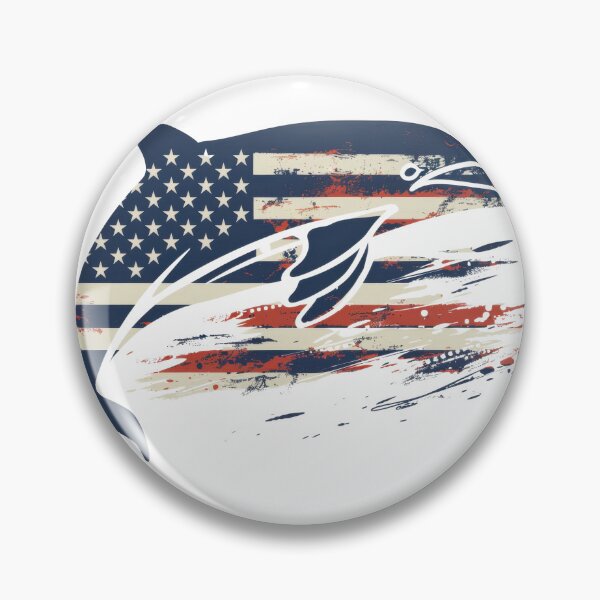 Item preview, American Flag Dolphin designed and sold by kitidach-create.