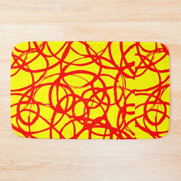 Item preview, Red line yellow background designed and sold by UZRWRLD .