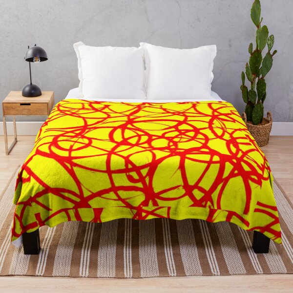 Item preview, Red line yellow background designed and sold by UZRWRLD .