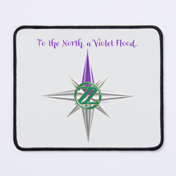 Item preview, Rosa de los vientos: Inundación violeta de Kevenn T. Smith designed and sold by KevennTSmith.