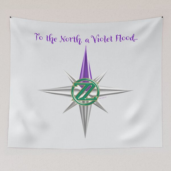 Item preview, Rosa de los vientos: Inundación violeta de Kevenn T. Smith designed and sold by KevennTSmith.