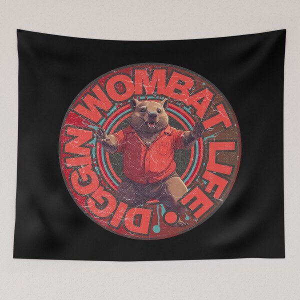 Item preview, Diggin’ Wombat Life designed and sold by pUNKnown.