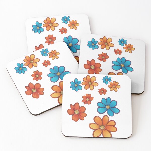 Item preview, Vintage Colorful Flowers designed and sold by TheStumblingCactus.