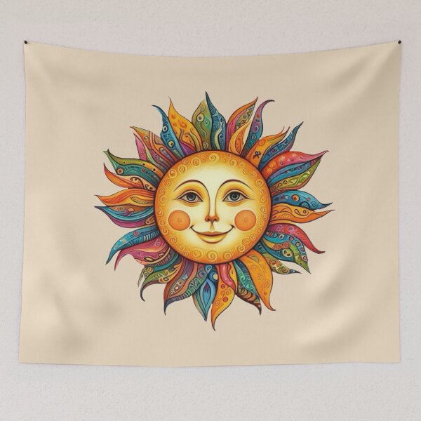 Item preview, Mexican Folk Art - Sun designed and sold by Myra365Art.