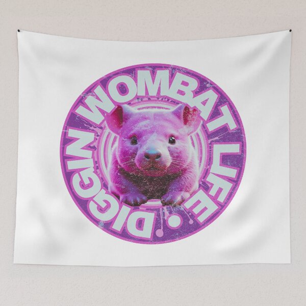 Item preview, Diggin’ Wombat Life designed and sold by pUNKnown.