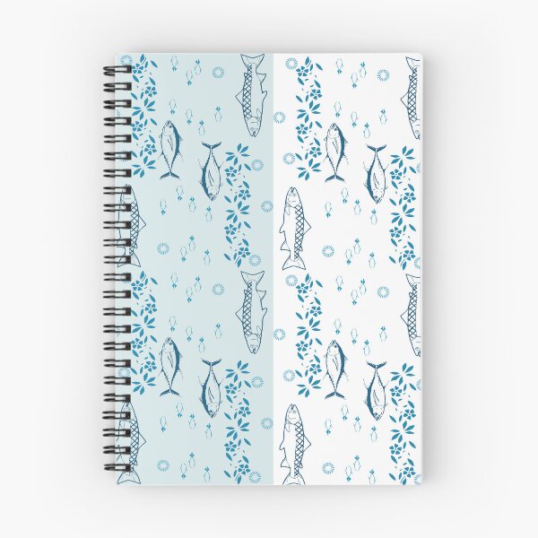 Item preview, Blue fish swimming designed and sold by yakza-design.