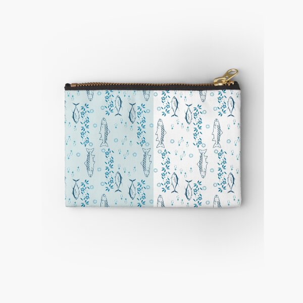 Item preview, Blue fish swimming designed and sold by yakza-design.
