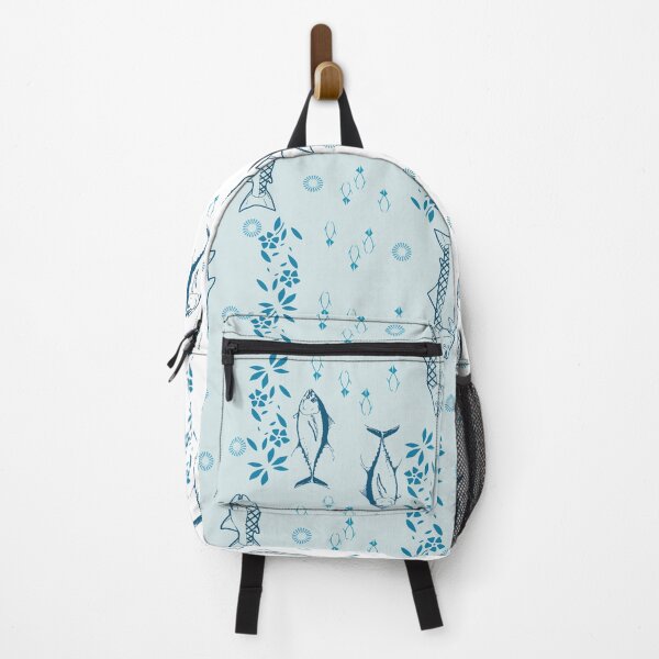 Item preview, Blue fish swimming designed and sold by yakza-design.