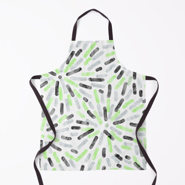 Item preview, Fireworks Abstract Agender Pride Flag Green Grey Black White designed and sold by JoyfulJen.