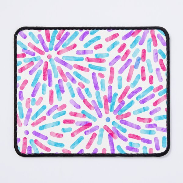 Item preview, Fireworks Abstract Androgyne Pride Flag Pink Blue Purple designed and sold by JoyfulJen.