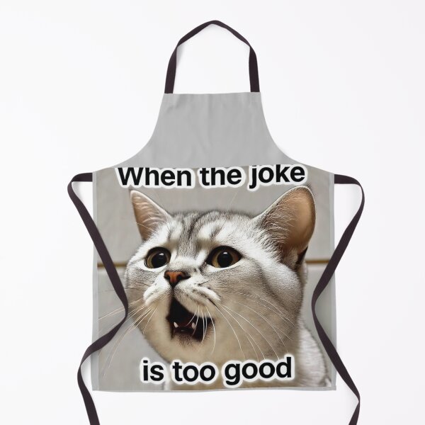Item preview, Fun Coughing Cat Meme - When the Joke is Too Good designed and sold by CatmemesArt.