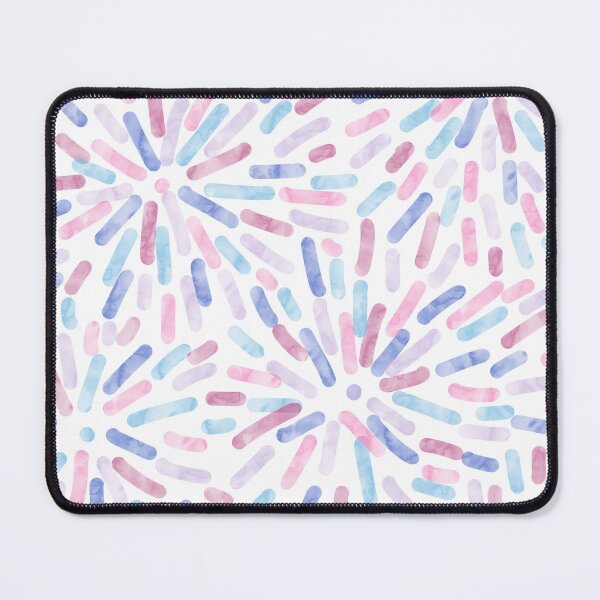 Item preview, Fireworks Abstract Bigender Pride Flag Pink Purple Blue Pastel designed and sold by JoyfulJen.