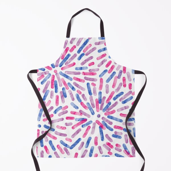 Item preview, Fireworks Abstract Bi (Bisexual) Pride Flag Pink Purple Blue designed and sold by JoyfulJen.