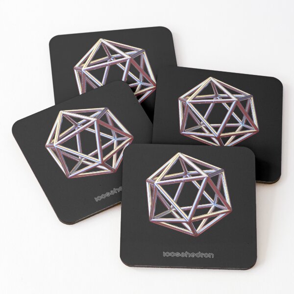 Item preview, Sacred geometry, icosahedron,  3d Geometric Shape designed and sold by Numbers-Art.