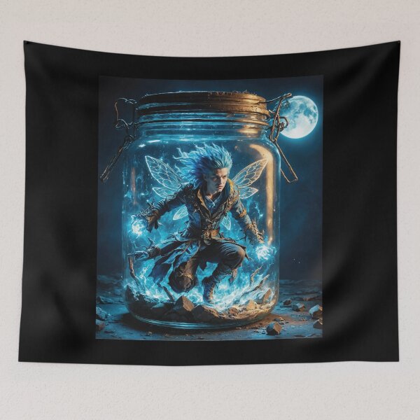 Item preview, Captive Fairy in a Jar designed and sold by kytiekline.