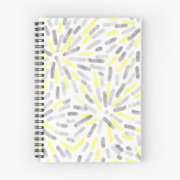 Item preview, Fireworks Abstract Demigender Pride Flag Yellow Grey White designed and sold by JoyfulJen.