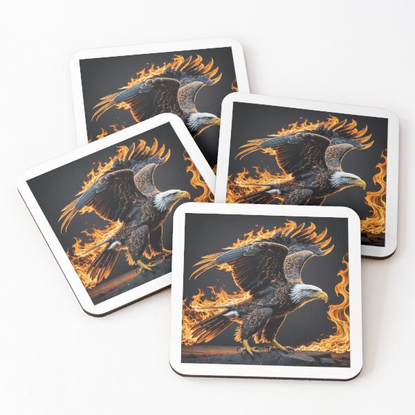 Item preview, American Eagle in Flames designed and sold by Paw's Arts.