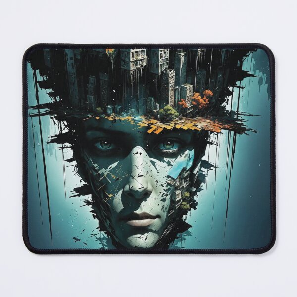 Item preview, Surreal Cityscape Portrait	 designed and sold by kytiekline.
