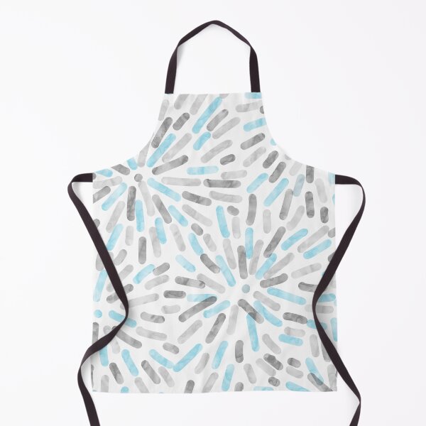 Item preview, Fireworks Abstract Demiboy Pride Flag Blue Grey White designed and sold by JoyfulJen.