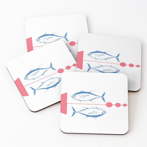 Item preview, Red fish eats blue fish. designed and sold by yakza-design.