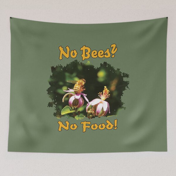 Item preview, No Bees ... no food! designed and sold by Jenny  Dyer.
