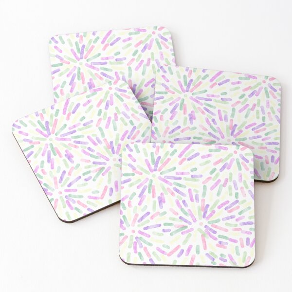 Item preview, Fireworks Abstract Genderfae Pride Flag Pink Purple Pastel designed and sold by JoyfulJen.