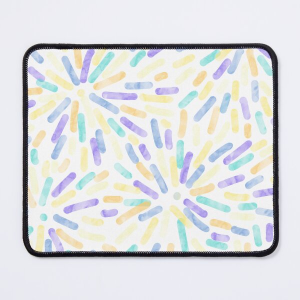 Item preview, Fireworks Abstract Genderfaun Pride Flag Pastel Yellow Green Blue Purple designed and sold by JoyfulJen.