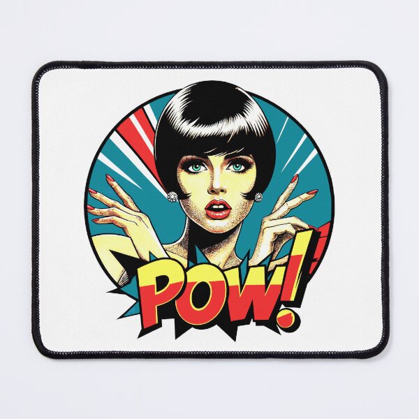 Item preview, POW! Retro Comic Book Surprise in Red, Black, White, and Blue designed and sold by SplashTastic.