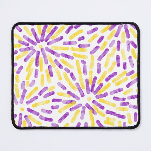 Item preview, Fireworks Abstract Intersex Pride Flag Purple Yellow designed and sold by JoyfulJen.