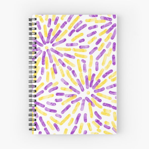 Item preview, Fireworks Abstract Intersex Pride Flag Purple Yellow designed and sold by JoyfulJen.