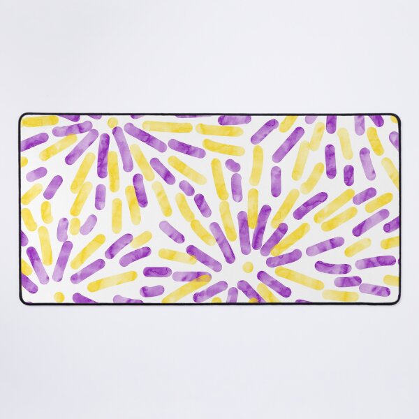 Item preview, Fireworks Abstract Intersex Pride Flag Purple Yellow designed and sold by JoyfulJen.
