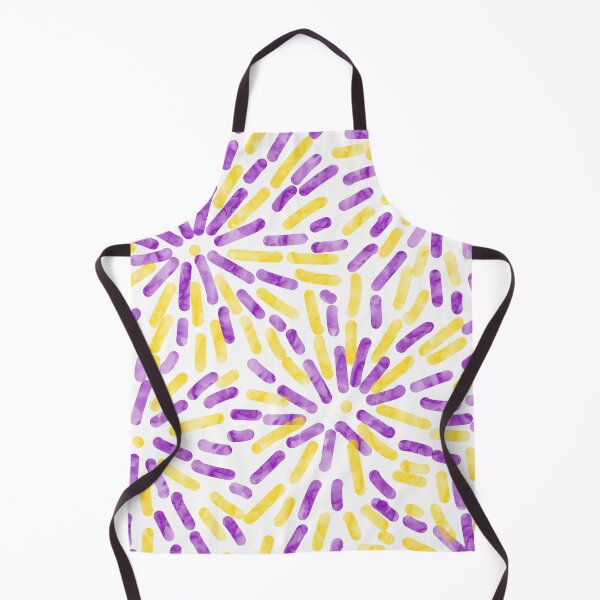 Item preview, Fireworks Abstract Intersex Pride Flag Purple Yellow designed and sold by JoyfulJen.