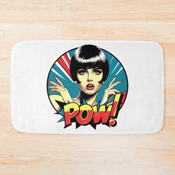 Item preview, POW! Retro Comic Book Surprise in Red, Black, White, and Blue designed and sold by SplashTastic.