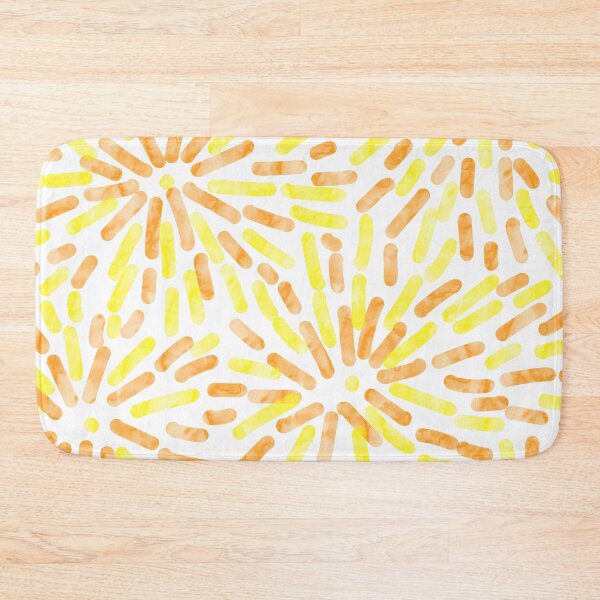 Item preview, Fireworks Abstract Maverique Pride Flag Orange Yellow White designed and sold by JoyfulJen.