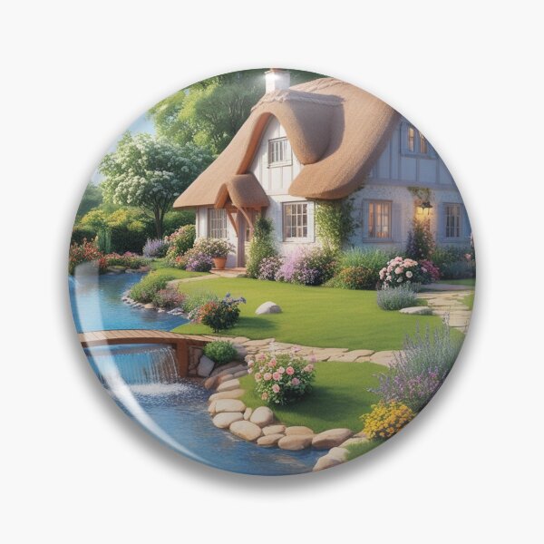 Item preview, A serene house nestled in a peaceful setting designed and sold by swodsman1222.