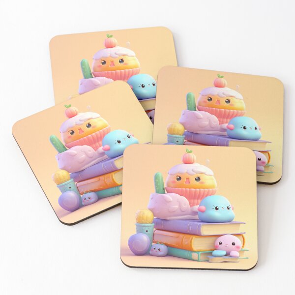 Item preview, illustration books in the style of kawaii art designed and sold by Nanthikan.