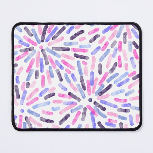 Item preview, Fireworks Abstract Omnisexual Pride Flag Pink Purple Blue designed and sold by JoyfulJen.