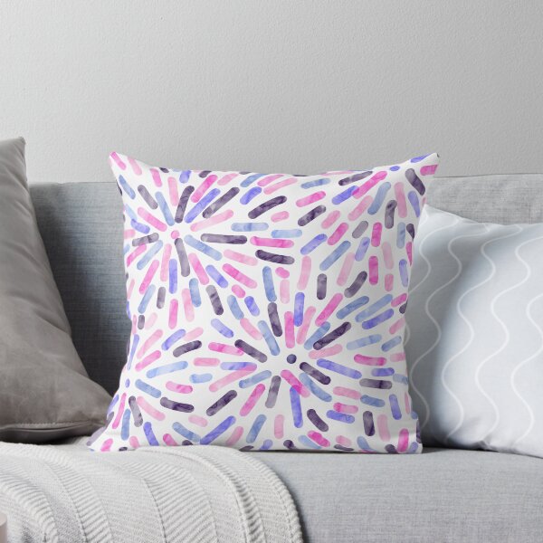 Item preview, Fireworks Abstract Omnisexual Pride Flag Pink Purple Blue designed and sold by JoyfulJen.