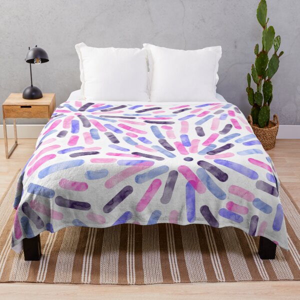 Item preview, Fireworks Abstract Omnisexual Pride Flag Pink Purple Blue designed and sold by JoyfulJen.